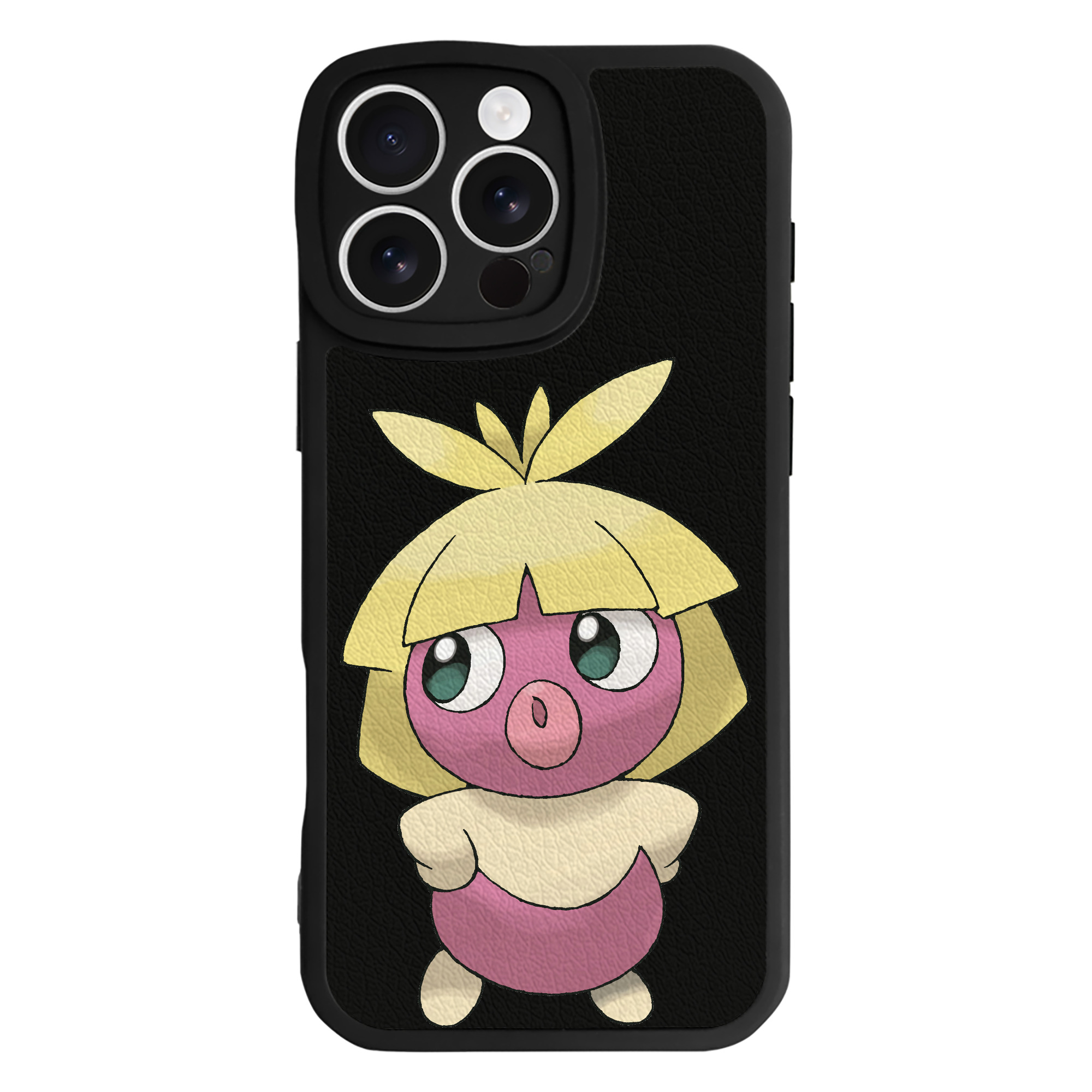 （画像用） ポケットモンスター Pokémon 【iPhone 16シリーズ対応】シリコンスマホケース（レザー調） 材質：シリコン